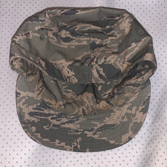 Air Force Camouflage Pattern Utility Cap, Size 6 3/4 - Picture 4 of 7